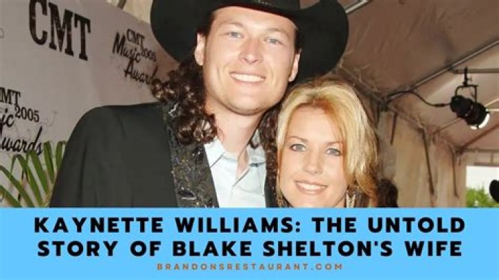 Blake Shelton’s ex-wife Kaynette Williams wiki, married now, age, wedding