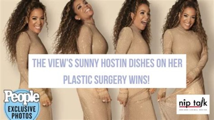 Sunny Hostin Breast Reduction: Cosmetic Surgery? ·