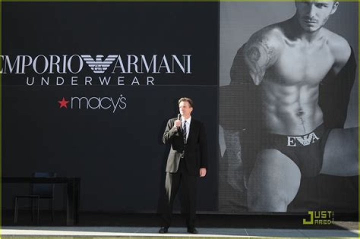 Victoria & David Beckham in Armani Underwear Ads ·