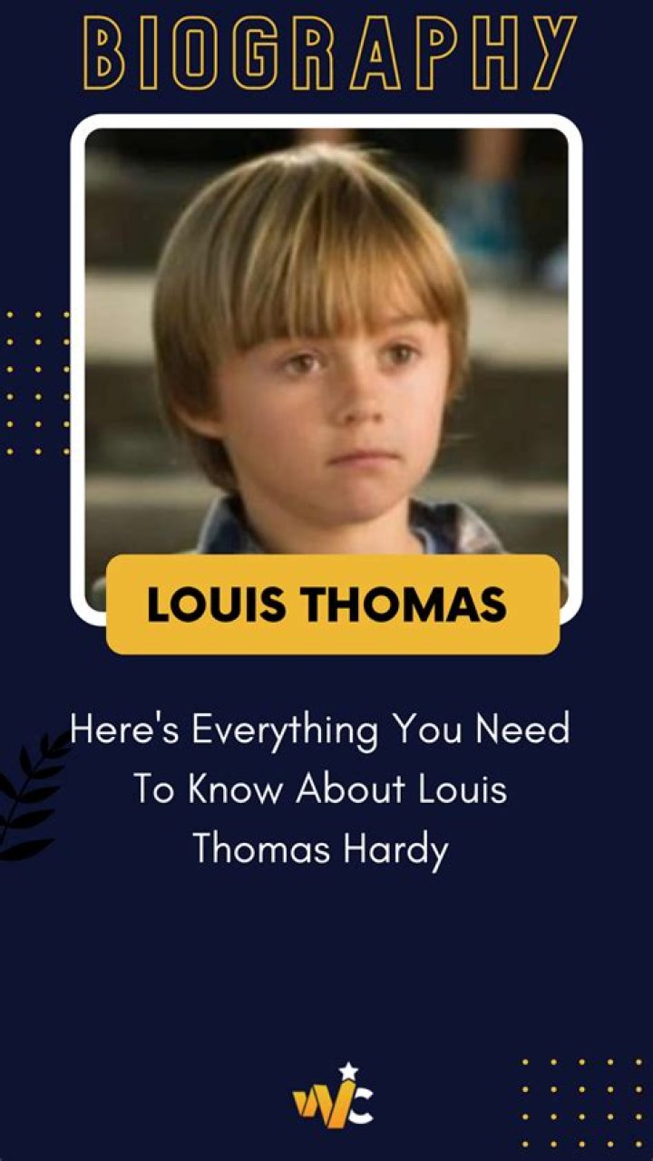Who Is Louis Thomas Hardy? Know All About Tom Hardys First Child